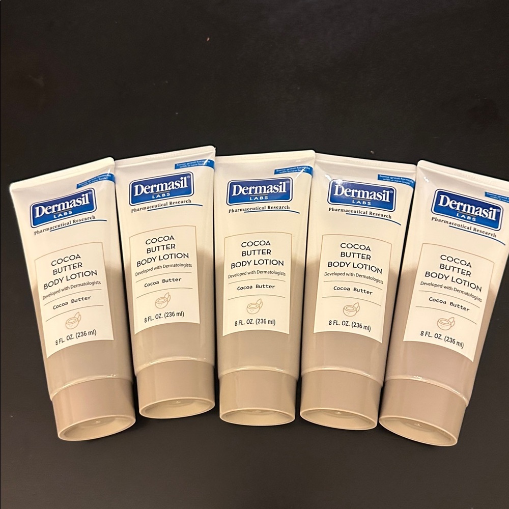 5 Dermasil Cocoa Butter Body Lotion - set bundle